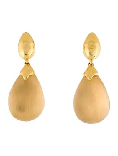 Pre-owned Alexis Bittar Lucite Drop Earrings In Multi