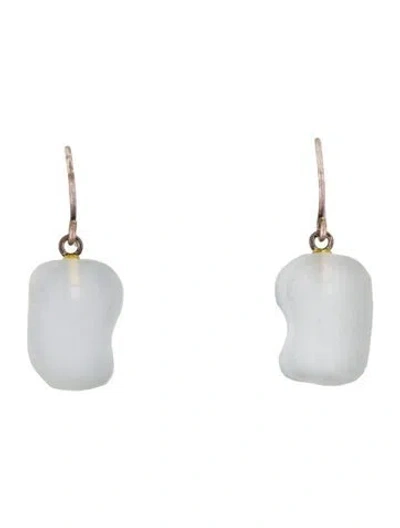 Pre-owned Alexis Bittar Lucite Drop Earrings In Multi