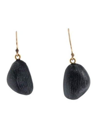 Pre-owned Alexis Bittar Lucite Drop Earrings In Multi