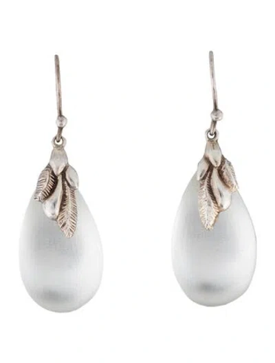 Pre-owned Alexis Bittar Lucite Drop Earrings In Multicolor