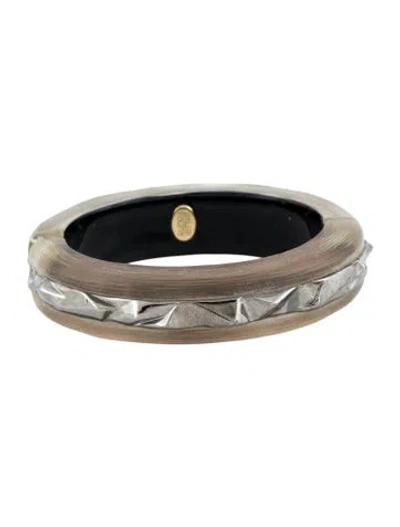 Pre-owned Alexis Bittar Lucite Hinge Bracelet, 6.75"