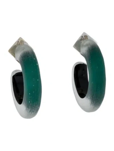 Pre-owned Alexis Bittar Lucite Hoop Earrings
