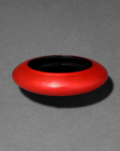 Alexis Bittar Lucite Saucer Bangle Bracelet- In Red