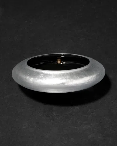 Alexis Bittar Lucite Saucer Bangle Bracelet- In Silver