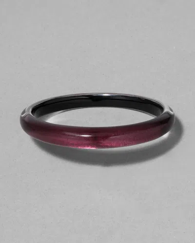 Alexis Bittar Lucite Skinny Bangle Bracelet- In Burgundy
