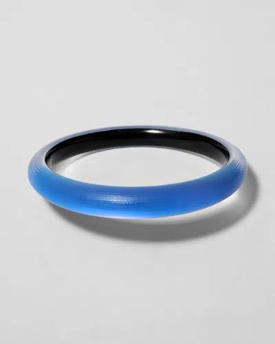 Alexis Bittar Lucite Skinny Bangle Bracelet- In Blue