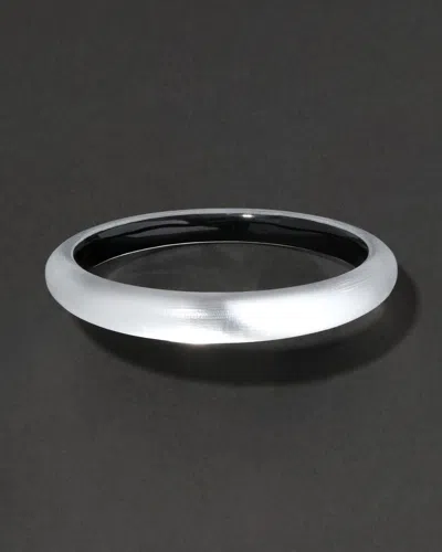 Alexis Bittar Lucite Skinny Bangle Bracelet- In Silver