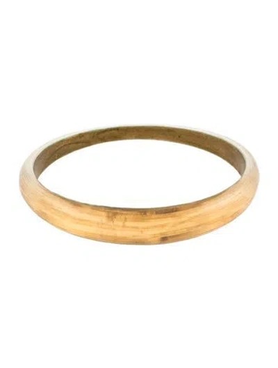 Pre-owned Alexis Bittar Lucite Skinny Tapered Bangle Bracelet, 8" In Multi