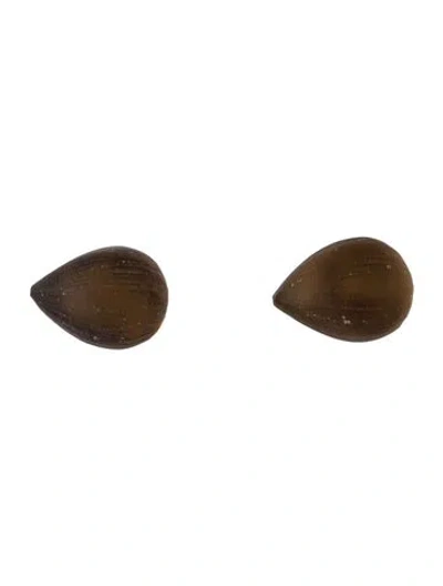 Pre-owned Alexis Bittar Lucite Stud Earrings In Multi