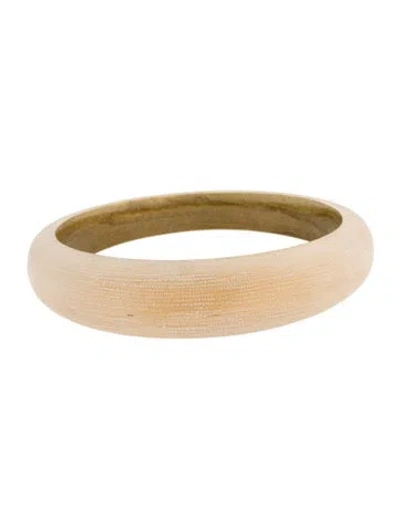 Pre-owned Alexis Bittar Lucite Tapered Bangle Bracelet, 8" In Multicolor