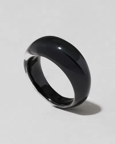 Alexis Bittar Lucite Tapered Ring- In Black