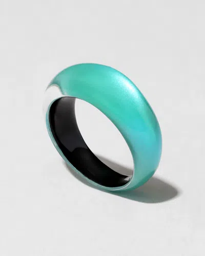 Alexis Bittar Lucite Tapered Ring- In Blue