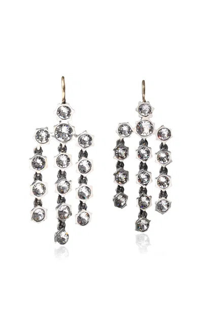 Alexis Bittar Luminous Crystal Earrings In Metallic