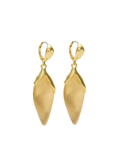 Alexis Bittar Luminous Lucite And 14kt Gold-plated Drop Earrings