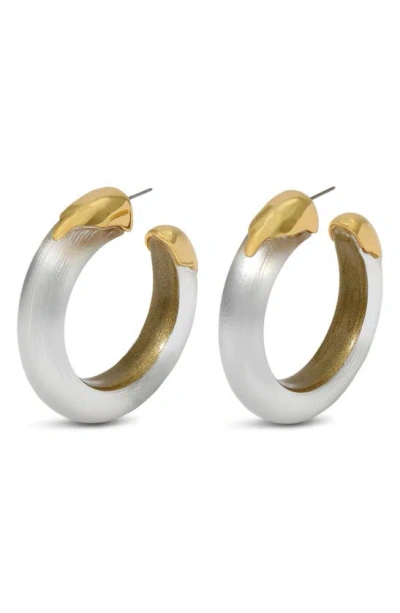 ALEXIS BITTAR LUMINOUS LUCITE® DIPPED HOOP EARRINGS