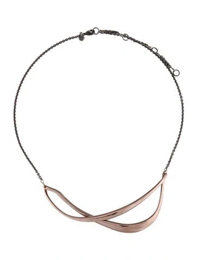 Pre-owned Alexis Bittar Miss Havisham Twined Collar Necklace, 19" In Multi