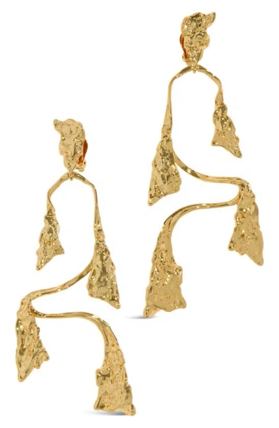 ALEXIS BITTAR MOBILE BALANCE CLIP-ON DROP EARRINGS