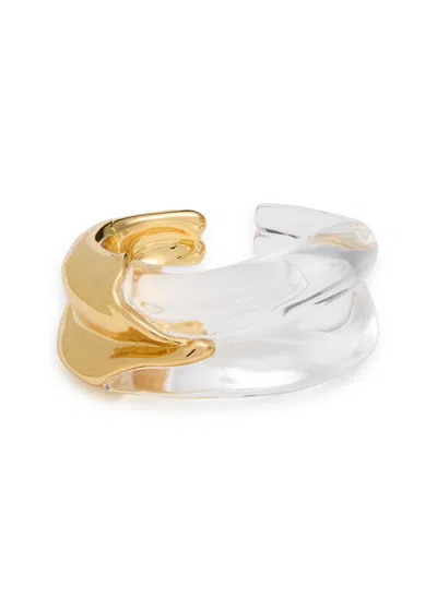 Alexis Bittar Molten 14kt Gold-plated And Lucite Bracelet