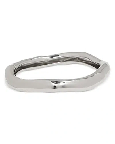 Alexis Bittar Molten Bangle Bracelet In Silver