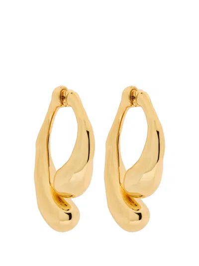 Alexis Bittar Molten Front-back 14kt Gold-plated Drop Earrings