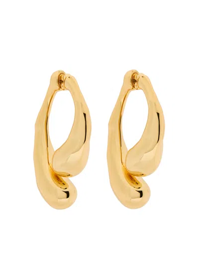 Alexis Bittar Molten Front-back 14kt Gold-plated Drop Earrings