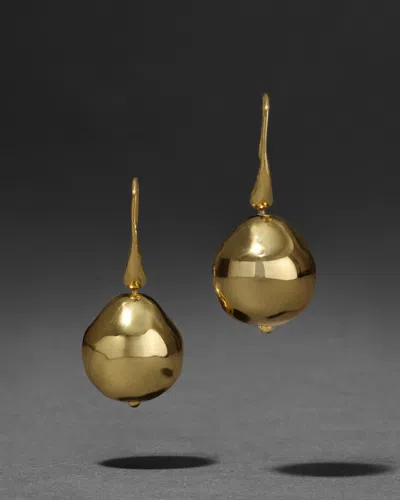Alexis Bittar Molten Gold Ball Wire Earrings