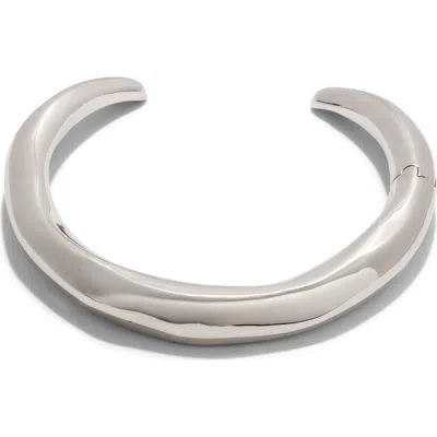 Alexis Bittar Molten Hinged Collar Necklace In Metallic