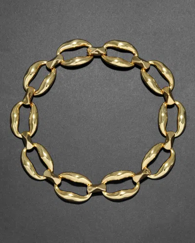 Alexis Bittar Molten Link Necklace In Gold