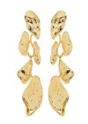 Alexis Bittar Mosaic 14kt Gold-plated Drop Earrings In Gold