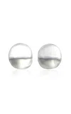 Alexis Bittar Orb Lucite Earrings In Metallic