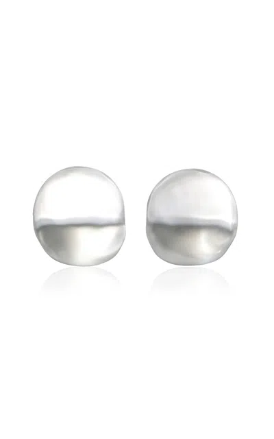 Alexis Bittar Orb Lucite Earrings In Metallic