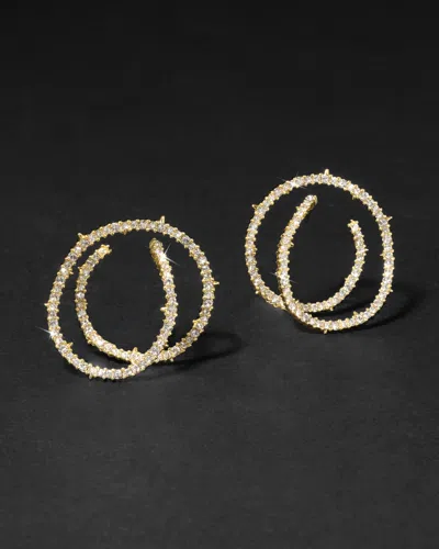 Alexis Bittar Pavã© Orbiting Post Earrings In Gold