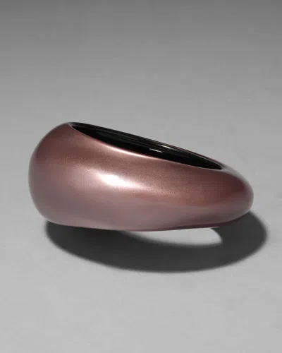 Alexis Bittar Puffy Lucite Tapered Bangle Bracelet- In Pink