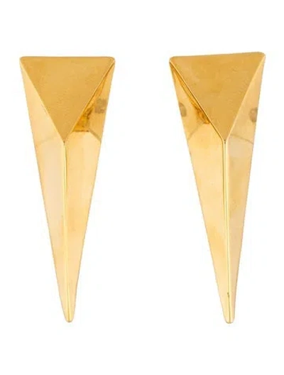 Pre-owned Alexis Bittar Pyramid Clip-on Earrings In Multi