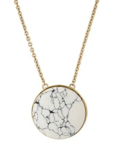 Pre-owned Alexis Bittar Resin Pendant Necklace, 20.25" In Multi