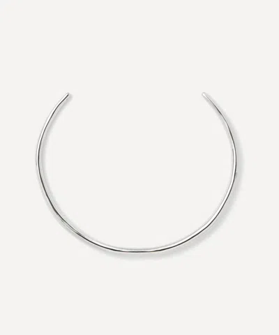 Alexis Bittar Rhodium-plated Thin Collar Necklace