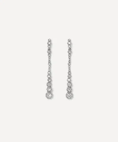 Alexis Bittar Ruthenium-plated Punk Royale Crystal Linear Drop Earrings