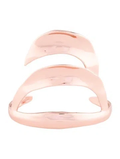 Pre-owned Alexis Bittar Sculpted Cuff Bracelet, 6.5" In Multi