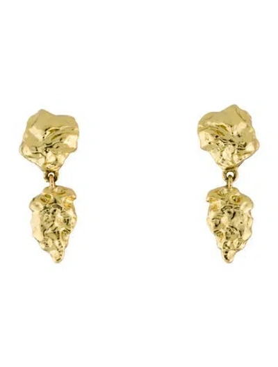 Pre-owned Alexis Bittar Small Drop Earrings In Multi