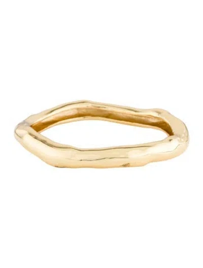 Pre-owned Alexis Bittar Small Molten Bangle Bracelet, 7.75" In Multi