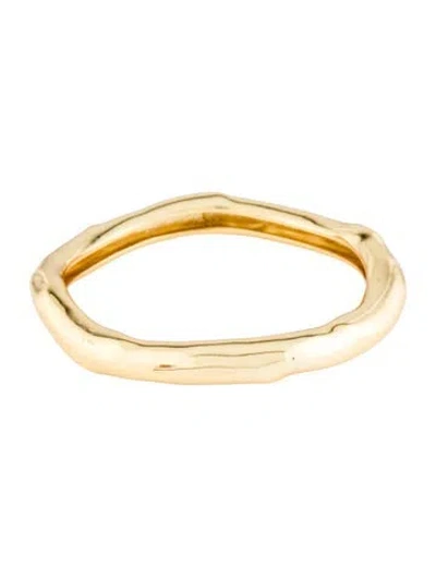 Pre-owned Alexis Bittar Small Molten Bangle Bracelet, 8.5" In Multi