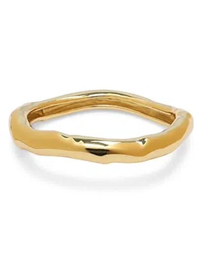 Alexis Bittar Molten Bangle Bracelet In 14k Gold Plated
