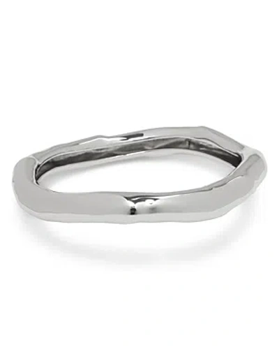 Alexis Bittar Small Molten Bangle Bracelet In Silver