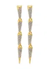 Alexis Bittar Solanales 14kt Gold-plated Drop Earrings In Gold