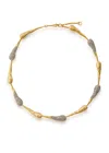 Alexis Bittar 14ct Gold-plated Solanales Crystal Pave Dewdrop Necklace In Gold