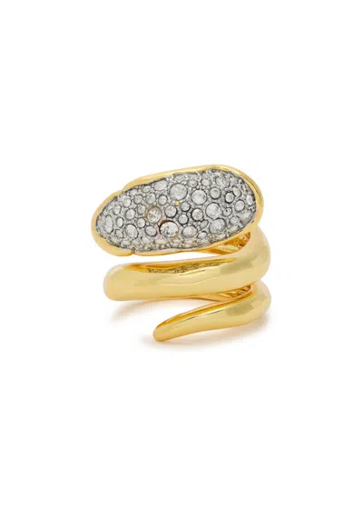 Alexis Bittar Solanales 14kt Gold-plated Coiled Ring