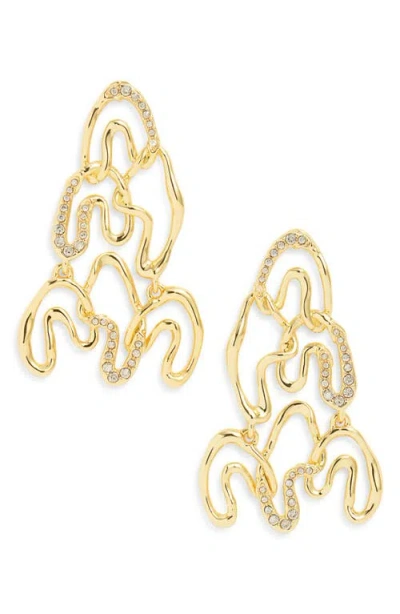 Alexis Bittar Solanales Crystal Chandelier Earrings In Crystals