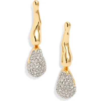 Alexis Bittar Solanales Crystal Dewdrop Earrings In Crystals