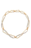 ALEXIS BITTAR ALEXIS BITTAR SOLANALES CRYSTAL INFINITY LINK NECKLACE