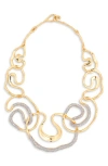 Alexis Bittar Solanales Crystal Intertwined Collar Necklace In Crystals
